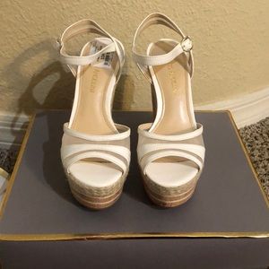 NWT white Wedge